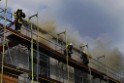 Dachstuhlbrand Koeln Poll Geislarerstr P038